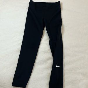 Girls Nike DRI-Fir Leggings Black Size Medium
